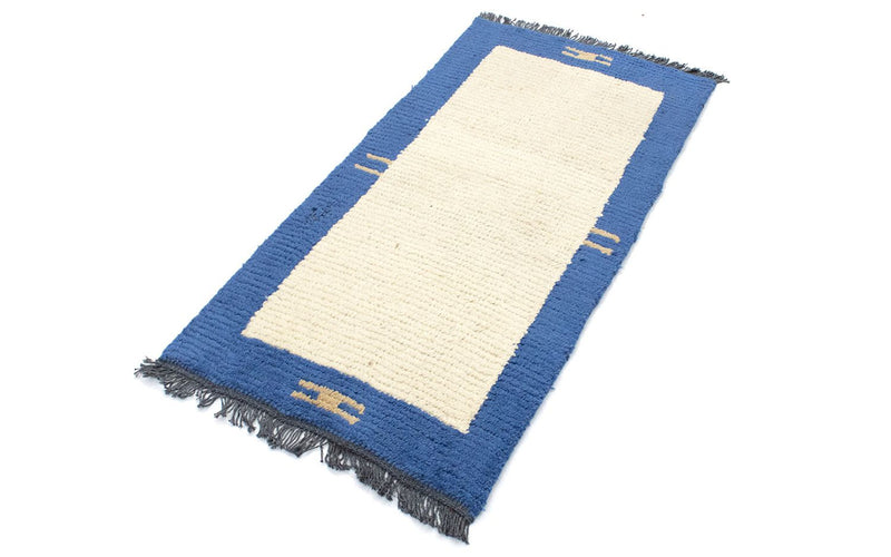 Nepal tapijt - 140 x 70 cm - beige