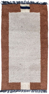 Nepal tapijt - 140 x 70 cm - beige