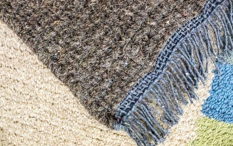 Nepal tapijt - 140 x 70 cm - beige