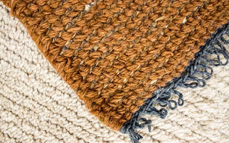 Nepal tapijt - 140 x 70 cm - beige