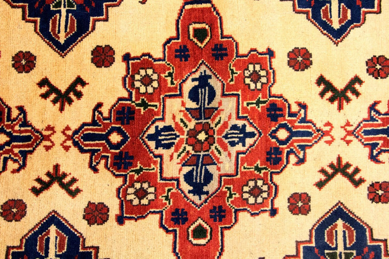 Loper Afghaans tapijt - Hatshlu - 283 x 86 cm - beige