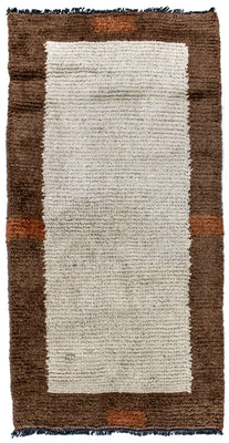 Nepal tapijt - 140 x 70 cm - beige