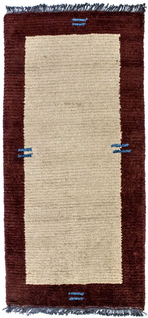 Nepal tapijt - 140 x 70 cm - beige