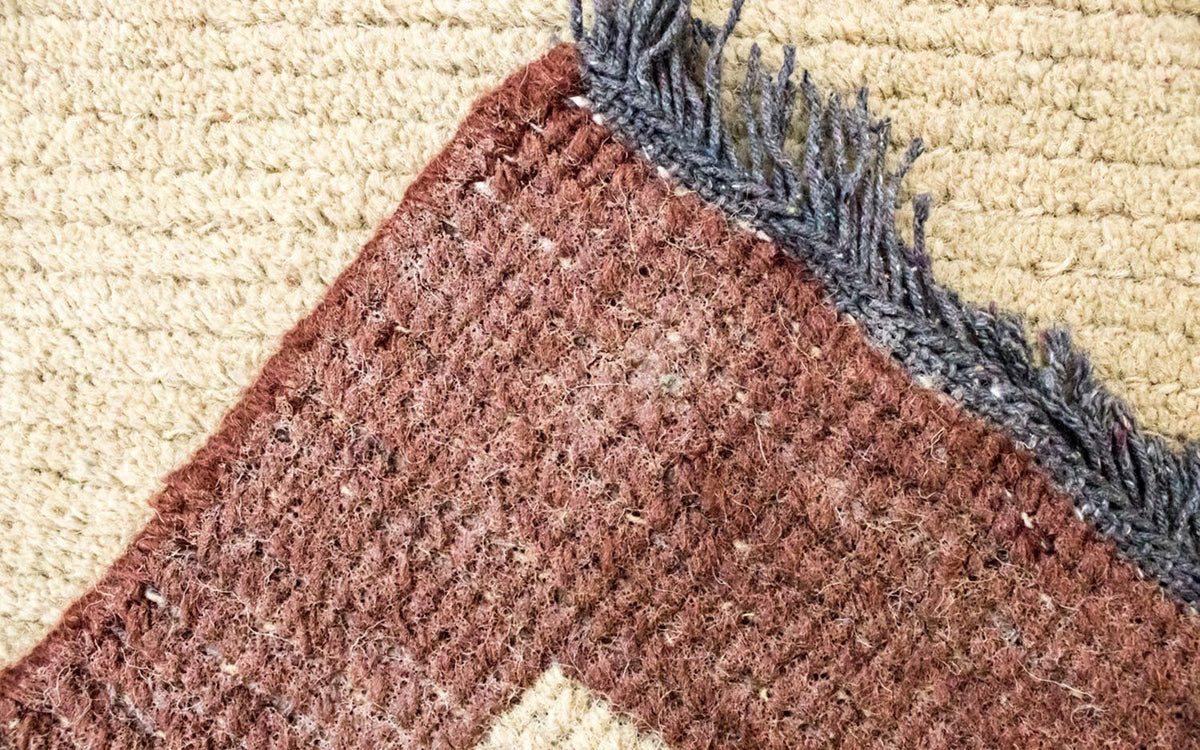 Nepal tapijt - 140 x 70 cm - beige