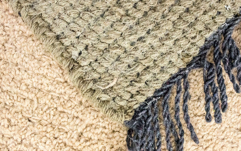 Nepal tapijt - 140 x 70 cm - beige