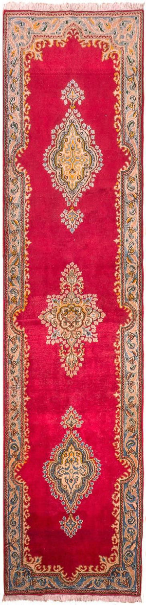 Loper Perzisch tapijt - Klassiek - 308 x 77 cm - rood