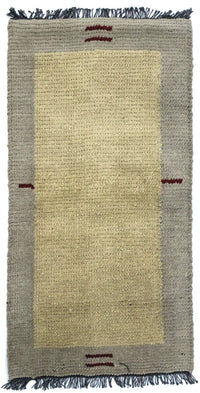 Nepal tapijt - 140 x 70 cm - beige