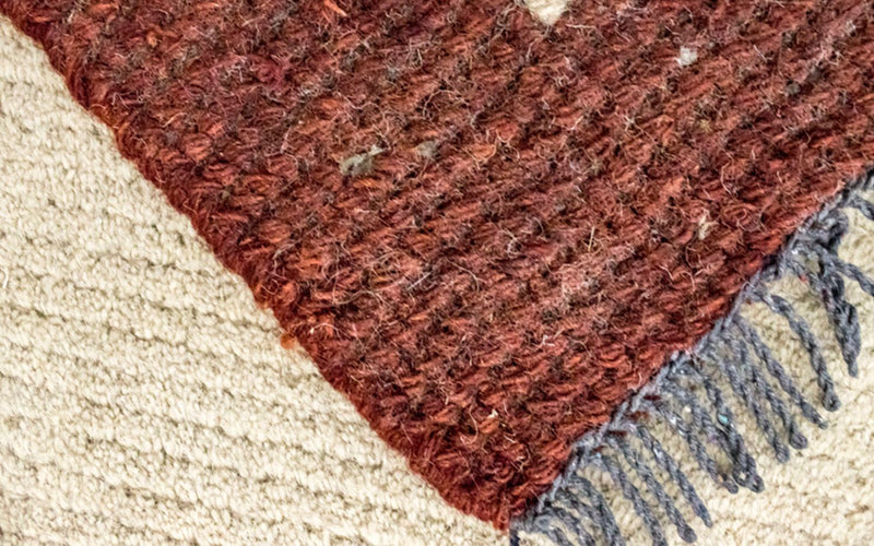 Nepal tapijt - 140 x 70 cm - beige