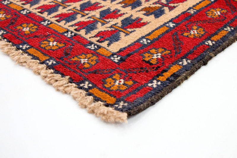 Baluch tapijt - 130 x 77 cm - rood