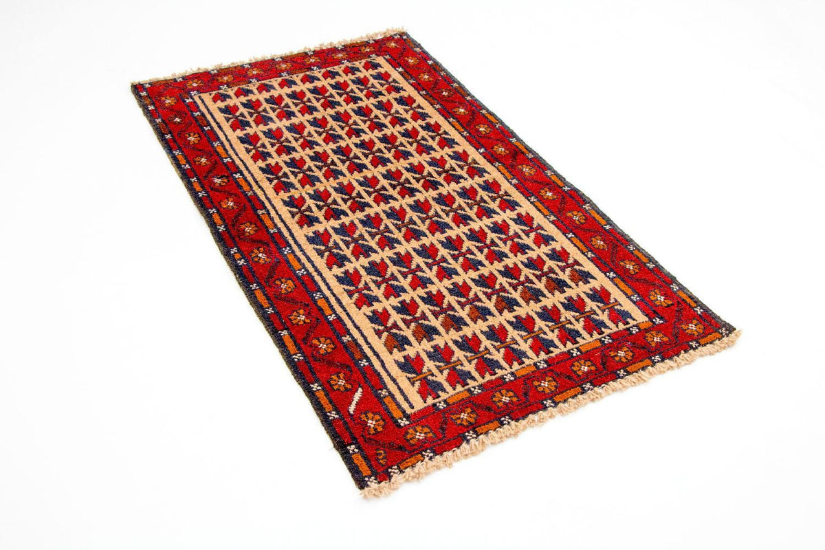 Baluch tapijt - 130 x 77 cm - rood