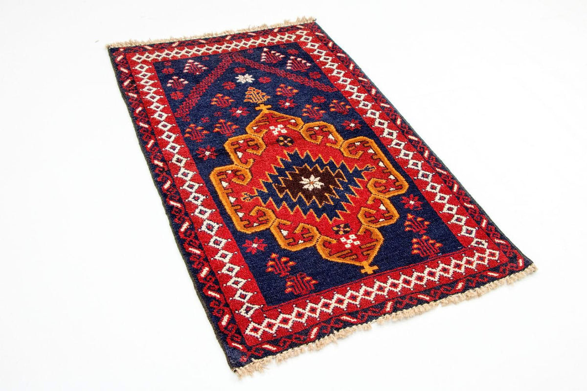Baluch tapijt - 130 x 82 cm - blauw