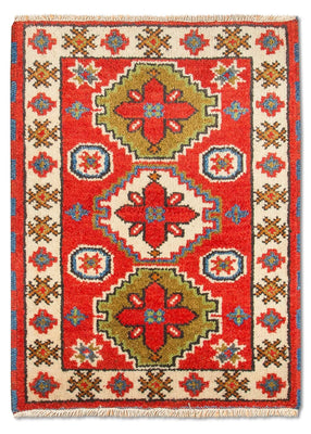 Oosters Tapijt - 92 x 65 cm - rood