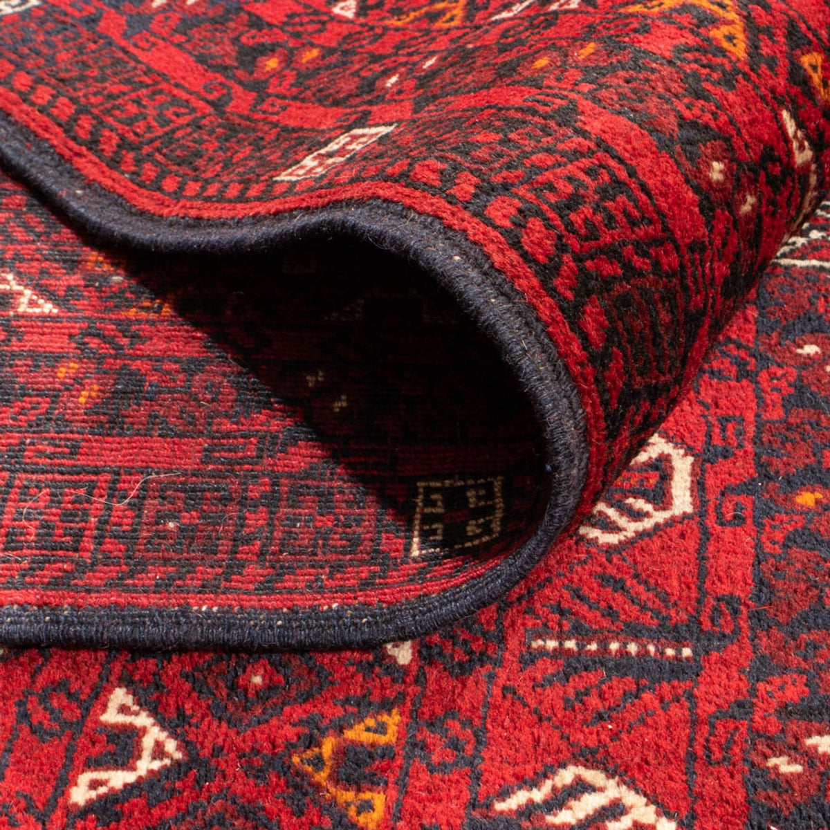 Turkaman tapijt - 234 x 160 cm - rood