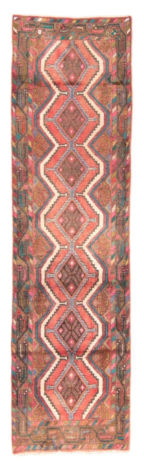 Loper Perzisch Tapijt - Nomadisch - 302 x 77 cm - rood