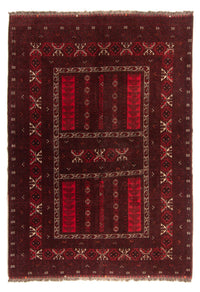 Turkaman tapijt - 224 x 158 cm - rood