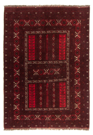 Turkaman tapijt - 224 x 158 cm - rood