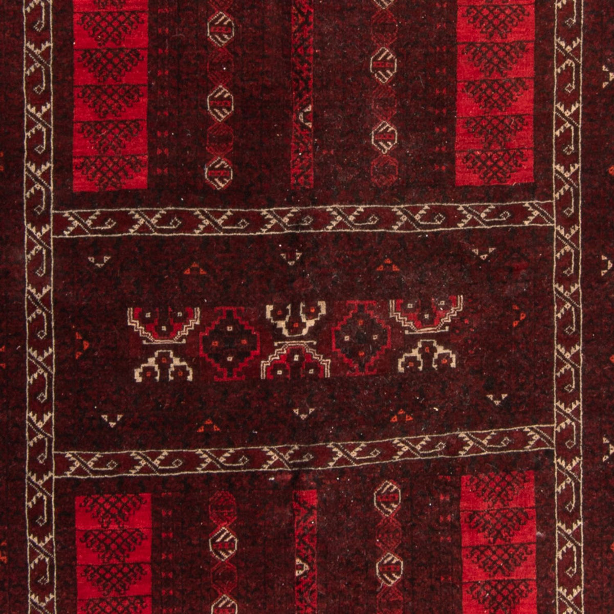 Turkaman tapijt - 224 x 158 cm - rood