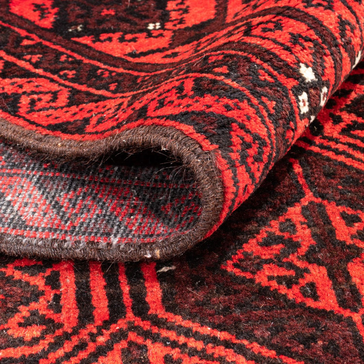 Loper Baluch tapijt - 196 x 102 cm - rood