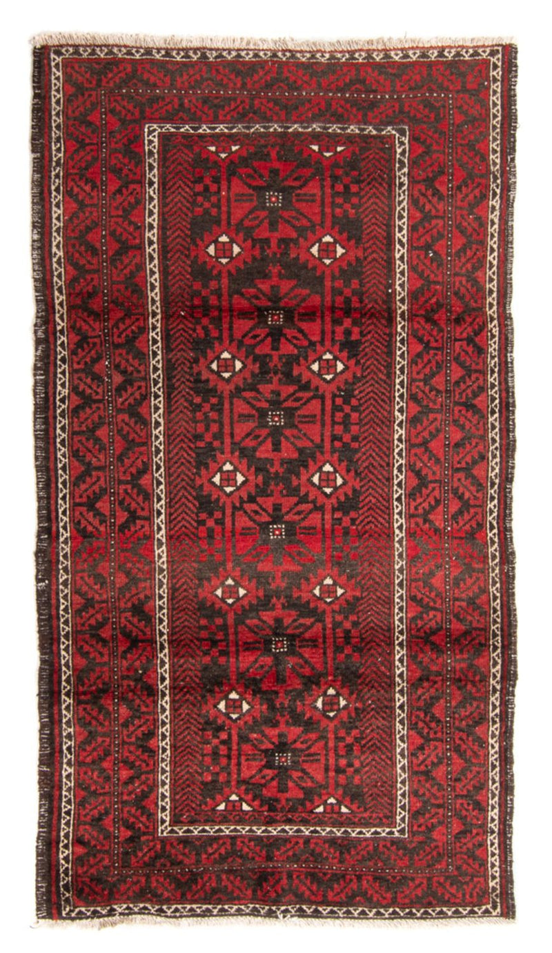 Loper Baluch tapijt - 210 x 110 cm - rood