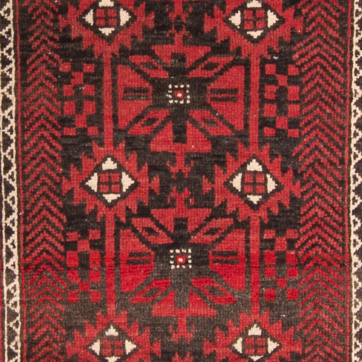 Loper Baluch tapijt - 210 x 110 cm - rood