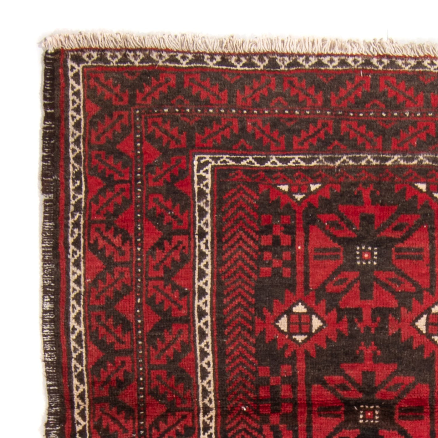 Loper Baluch tapijt - 210 x 110 cm - rood