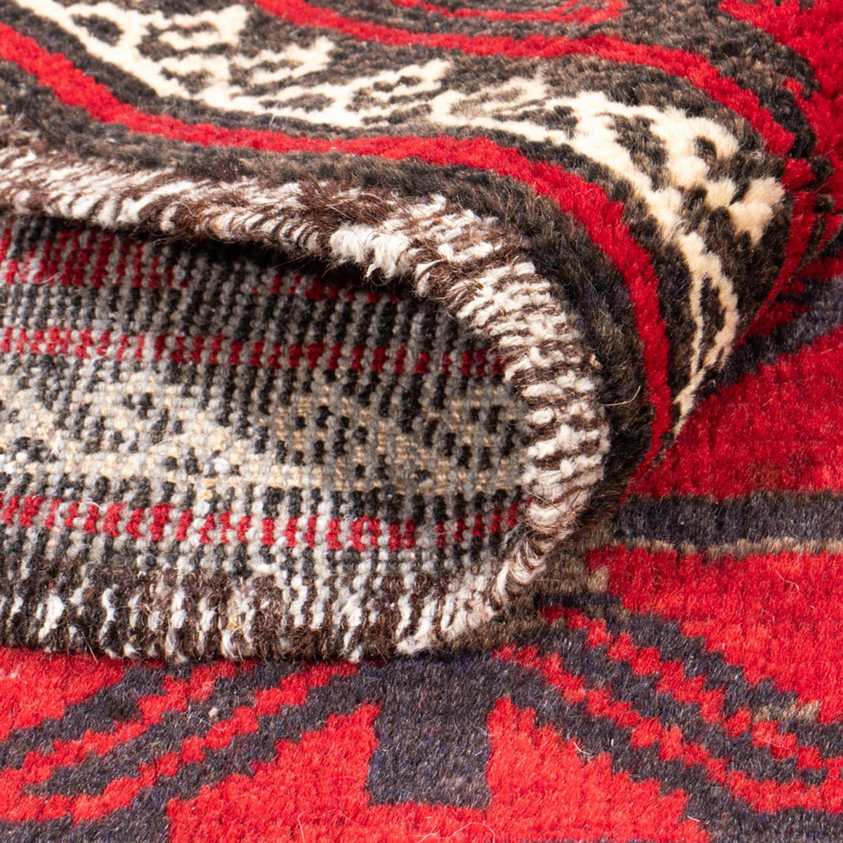 Loper Baluch tapijt - 205 x 112 cm - rood