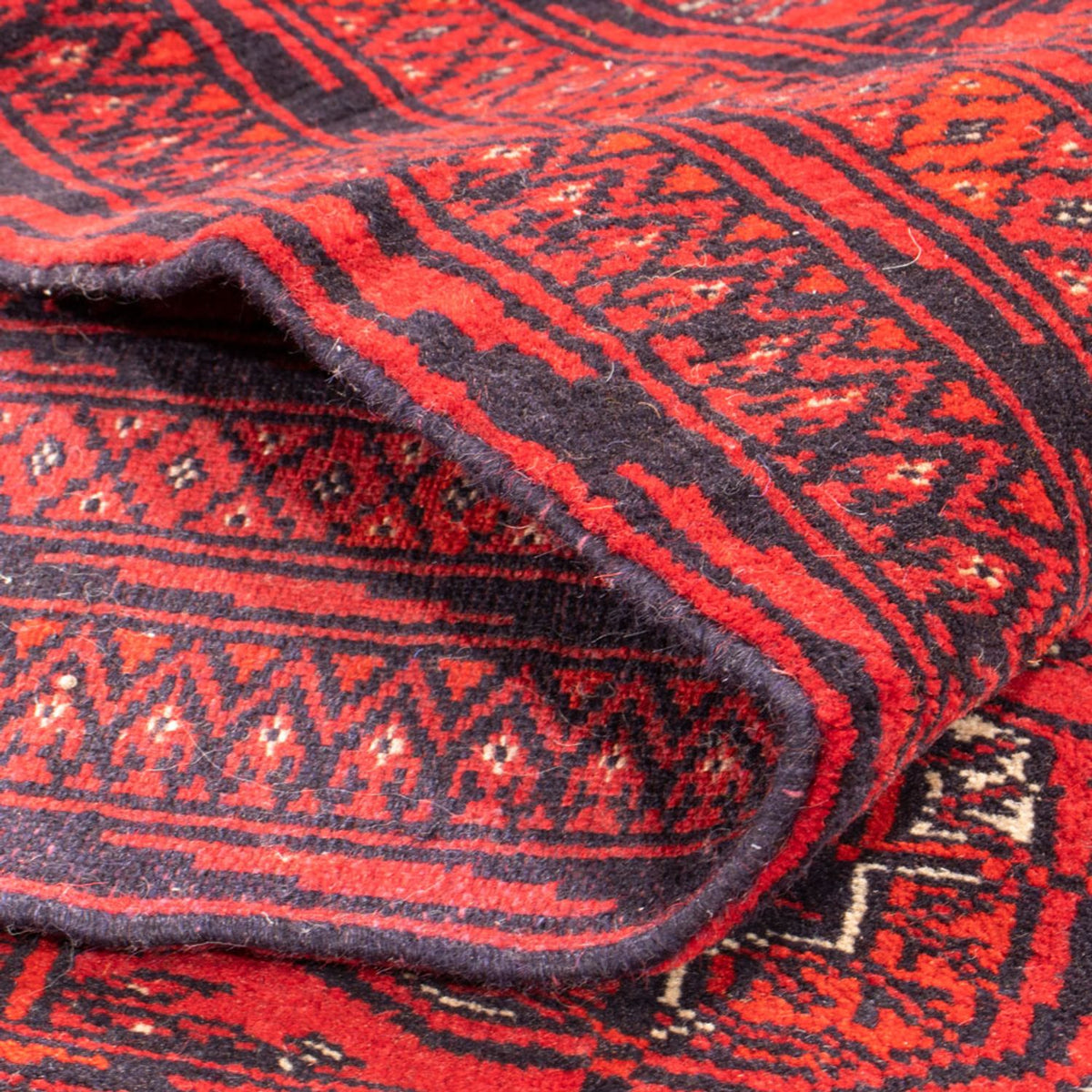 Turkaman tapijt - 168 x 124 cm - rood