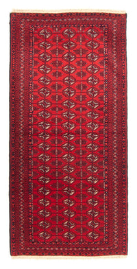 Loper Turkaman tapijt - 172 x 80 cm - rood
