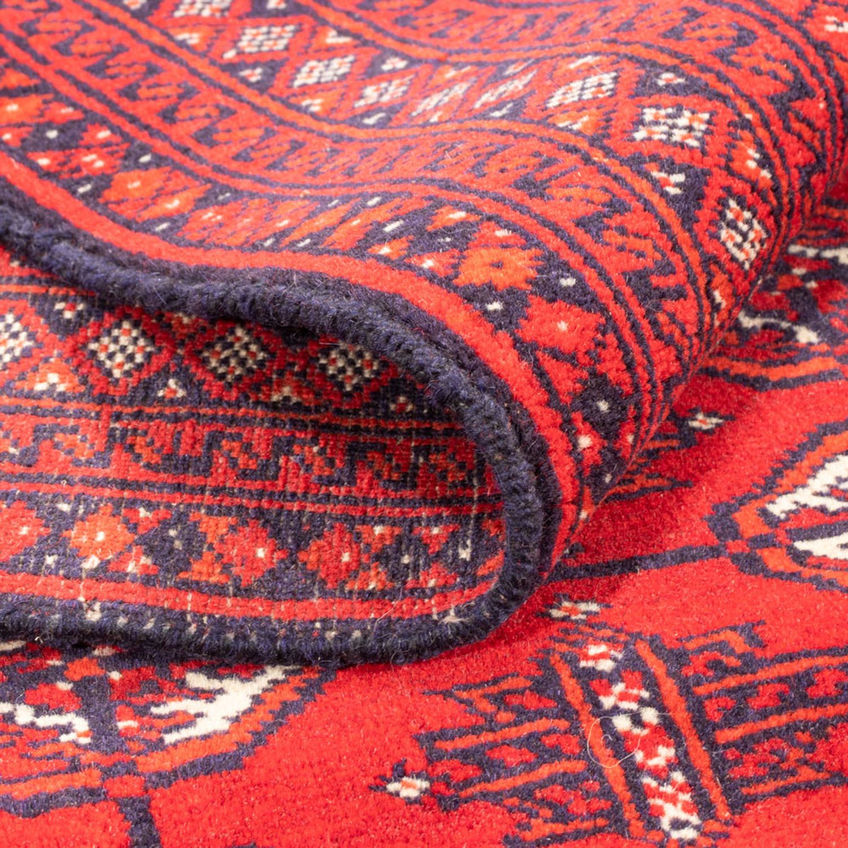 Loper Turkaman tapijt - 172 x 80 cm - rood