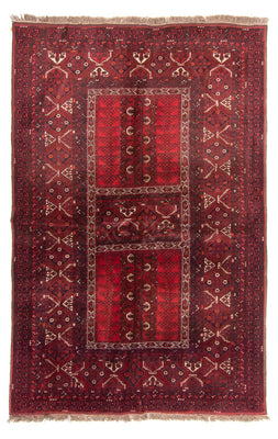Turkaman tapijt - 237 x 158 cm - rood