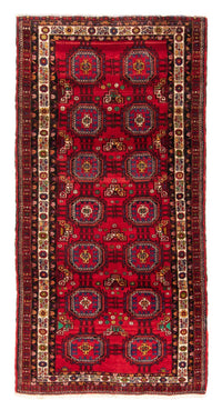 Loper Baluch tapijt - 260 x 120 cm - rood