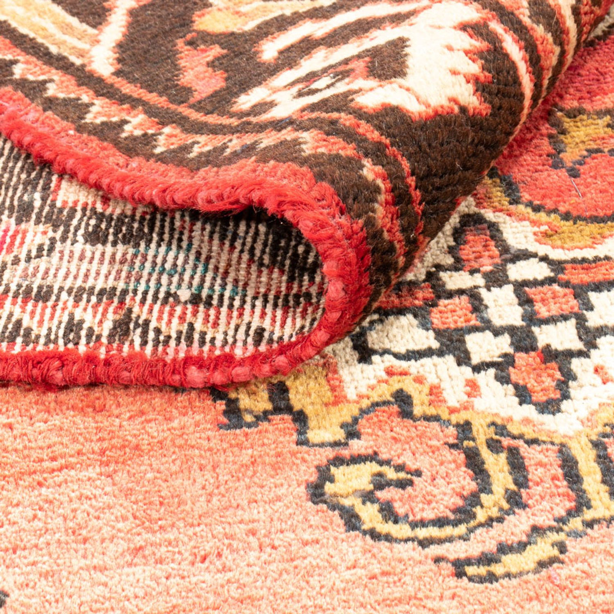 Perzisch Tapijt - Nomadisch - 139 x 110 cm - zalm