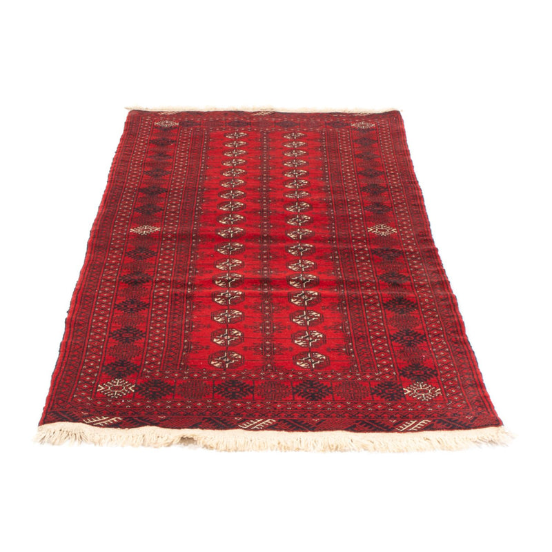 Loper Turkaman tapijt - 194 x 85 cm - rood