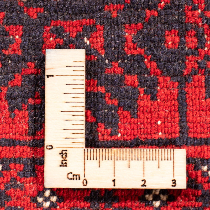 Loper Turkaman tapijt - 194 x 85 cm - rood