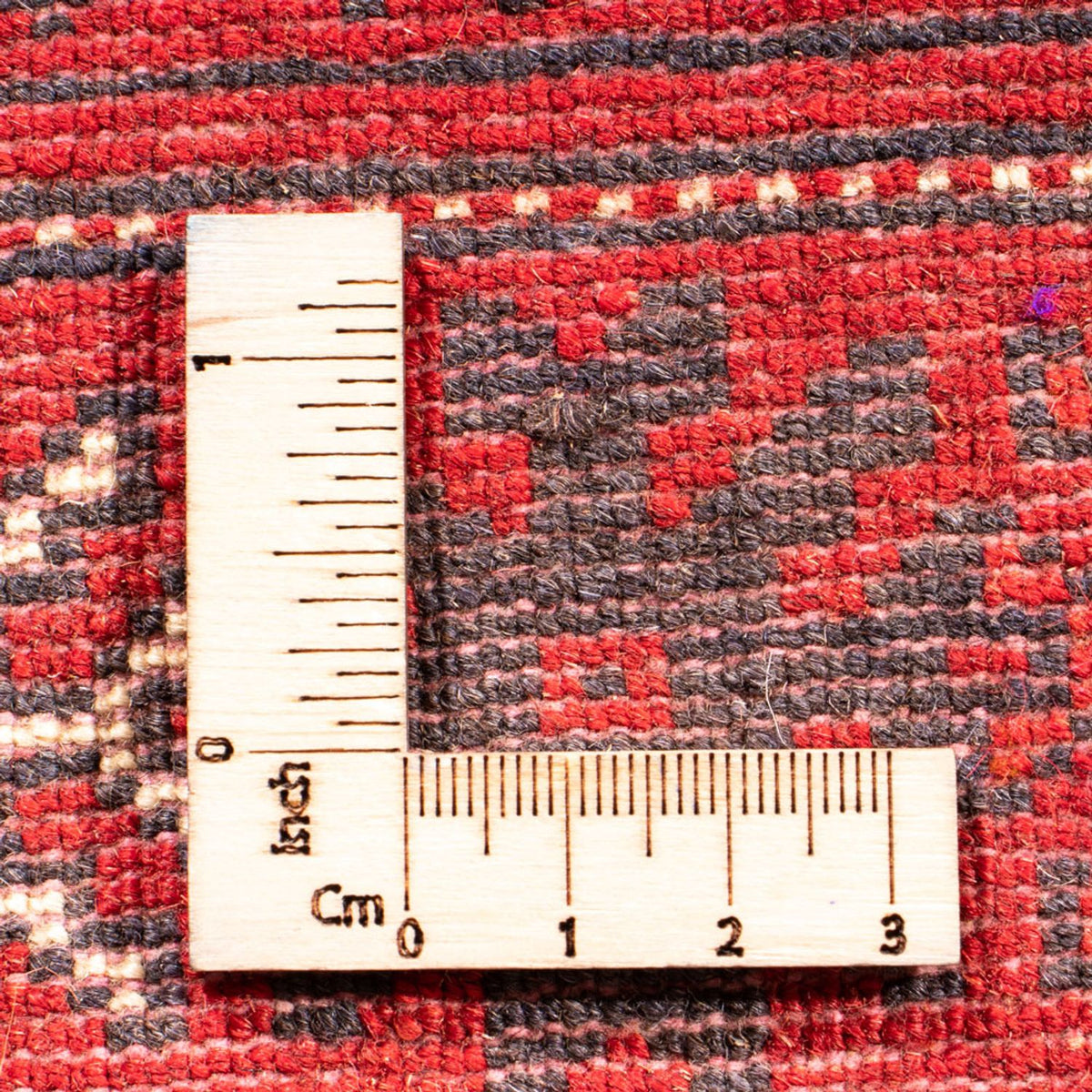 Loper Turkaman tapijt - 201 x 86 cm - rood