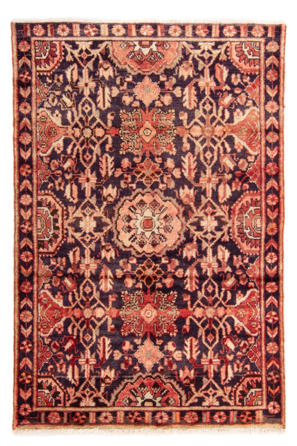 Perzisch Tapijt - Nomadisch - 208 x 137 cm - donkerblauw