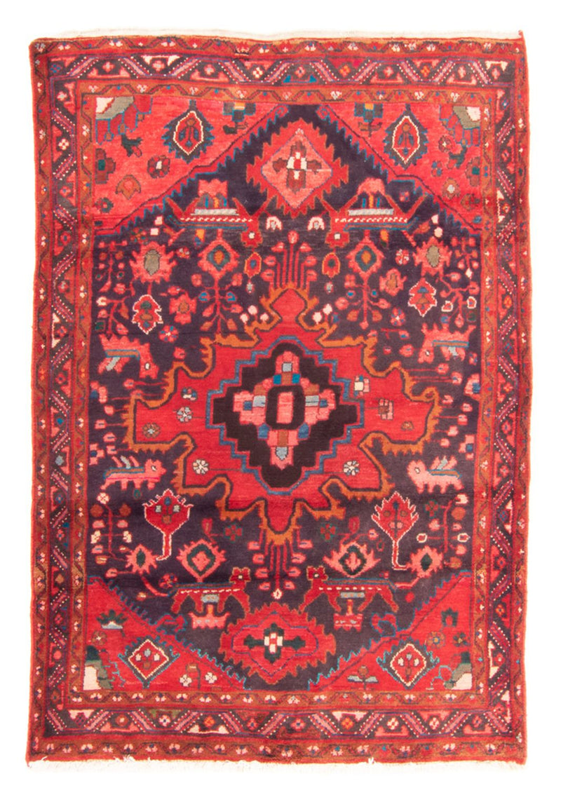 Perzisch Tapijt - Nomadisch - 196 x 134 cm - donkerblauw