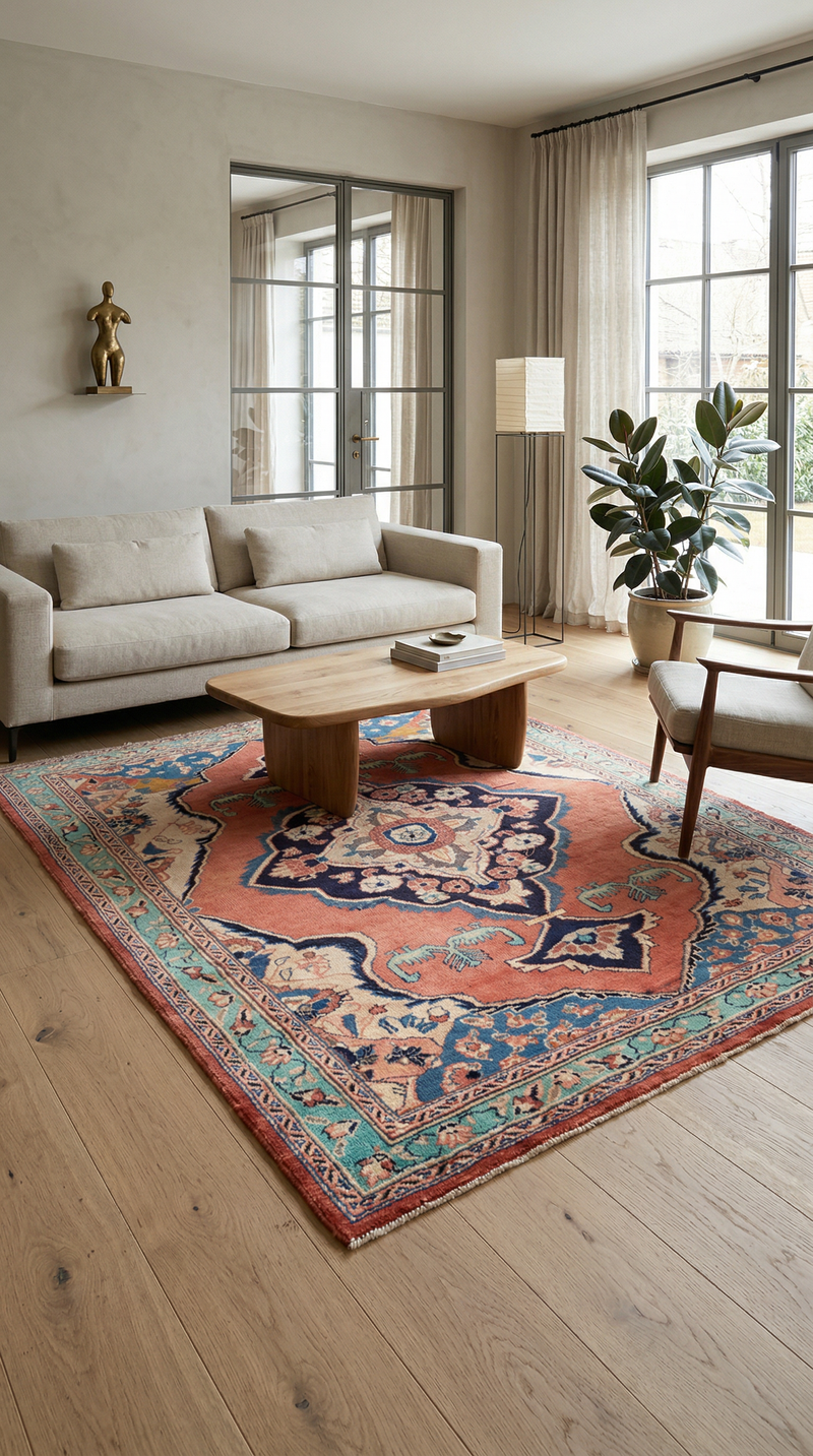 Sarough Tapijt 234x140cm - Perzisch tapijt