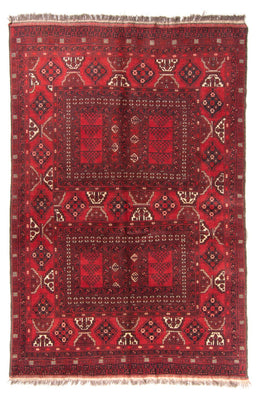 Turkaman tapijt - 228 x 158 cm - rood