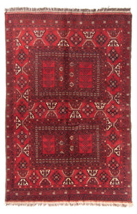 Turkaman tapijt - 228 x 158 cm - rood