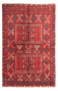 Turkaman tapijt - 230 x 157 cm - rood