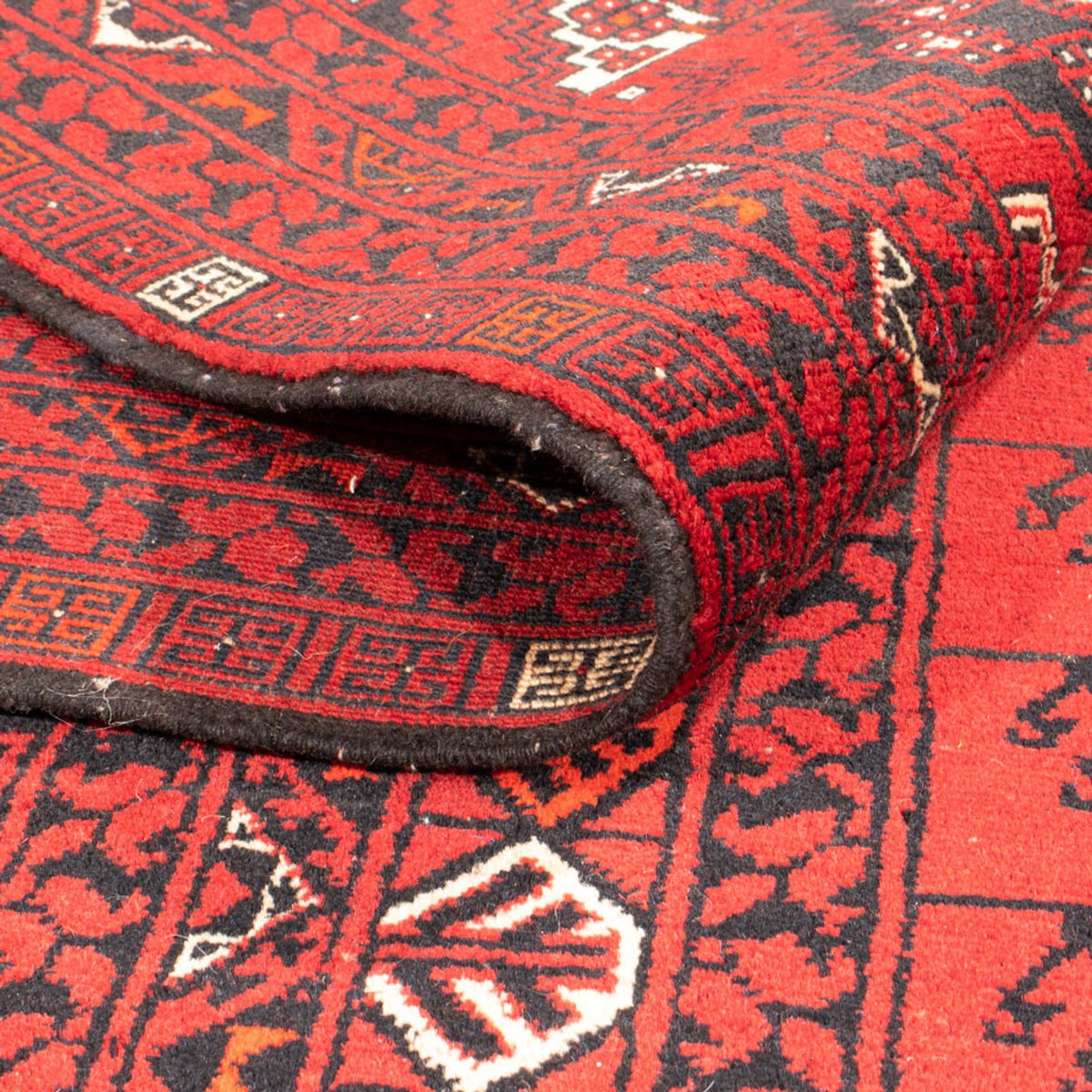 Turkaman tapijt - 230 x 157 cm - rood