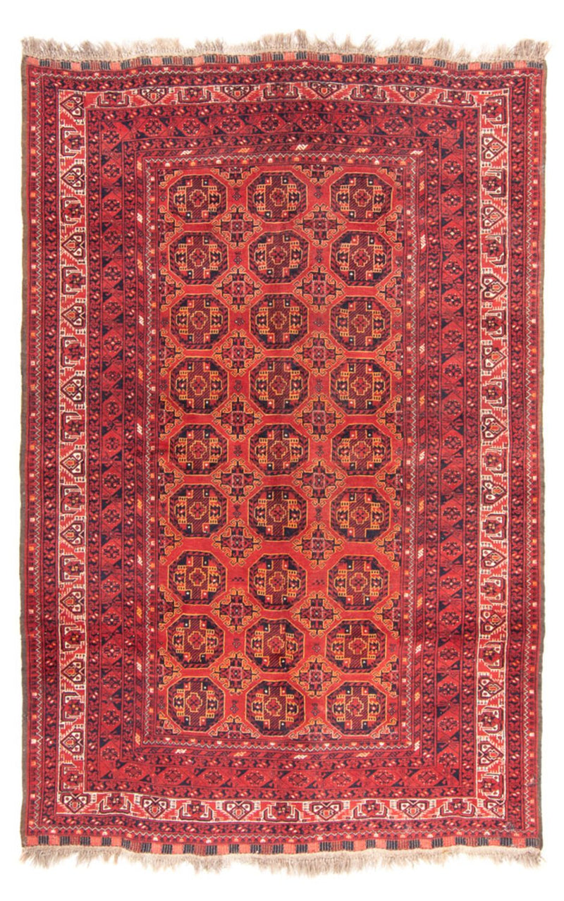Turkaman tapijt - 246 x 157 cm - rood