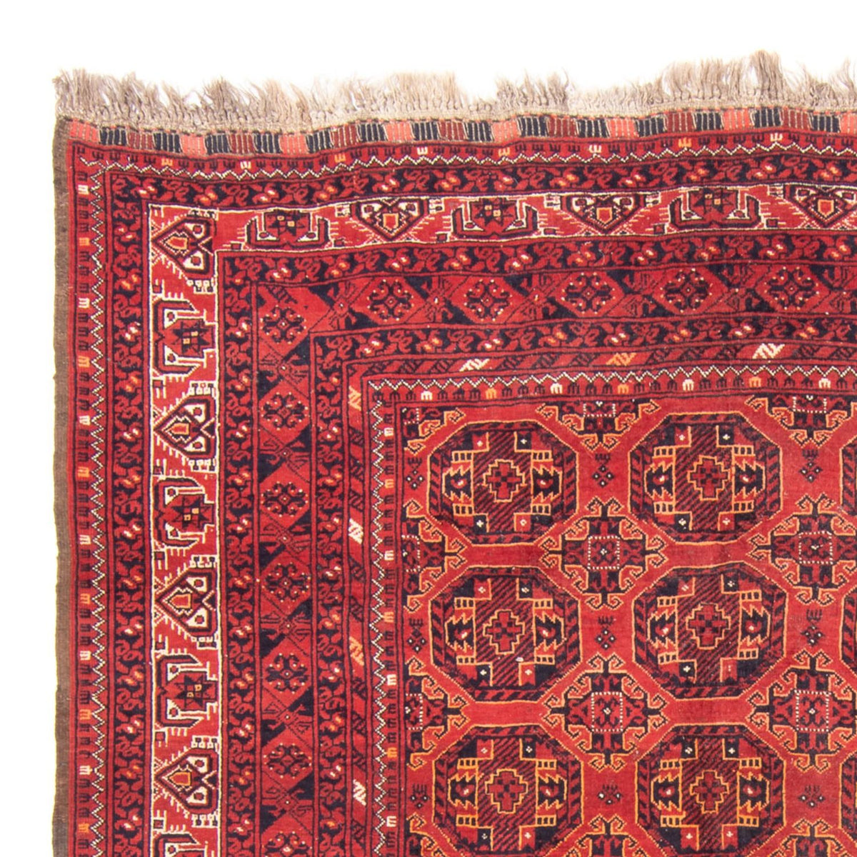 Turkaman tapijt - 246 x 157 cm - rood