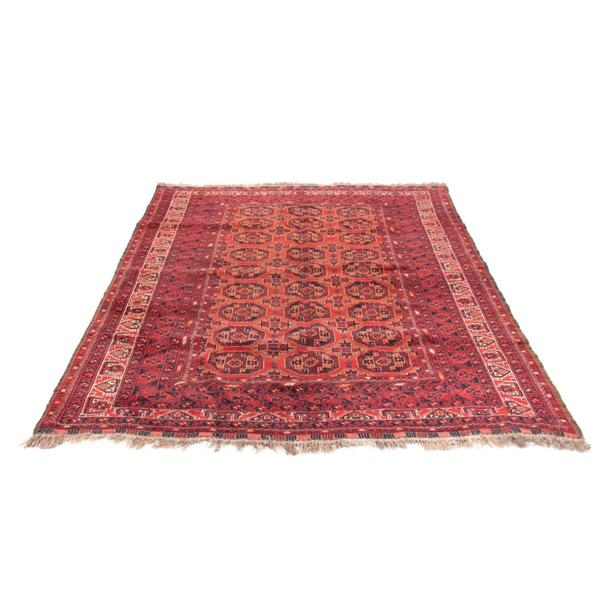 Turkaman tapijt - 246 x 157 cm - rood
