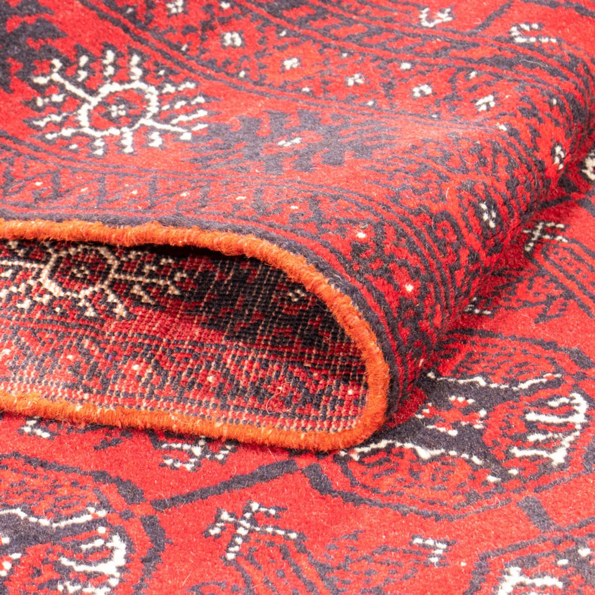 Loper Turkaman tapijt - 183 x 79 cm - rood