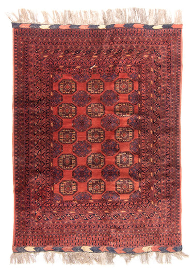 Turkaman tapijt 148x200cm - Perzisch tapijt - rood