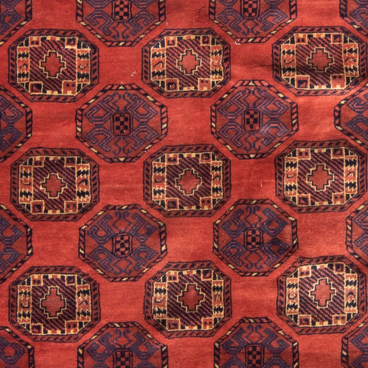 Turkaman tapijt - 200 x 148 cm - rood