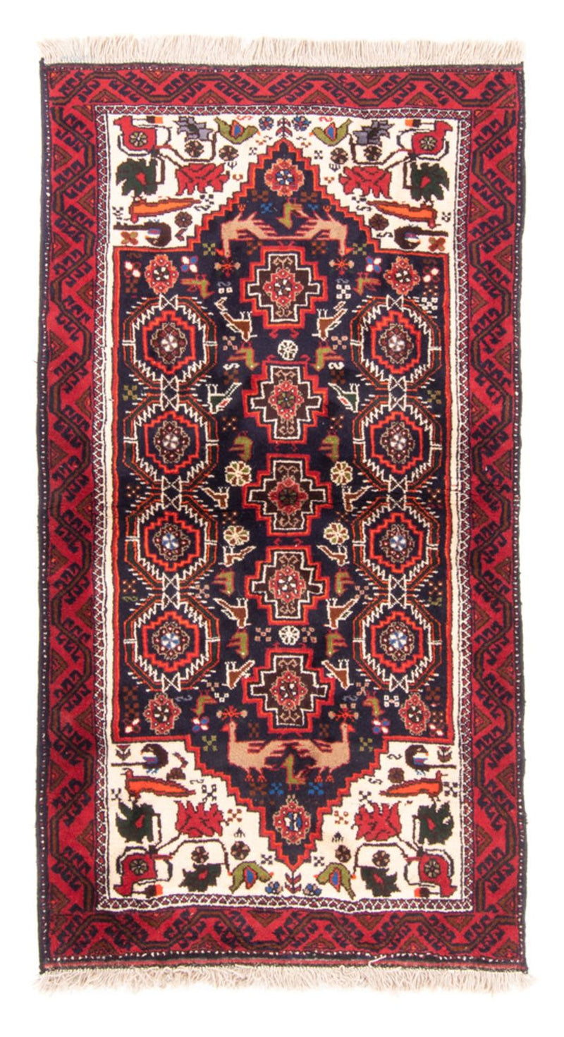 Loper Baluch tapijt - 175 x 85 cm - donkerblauw
