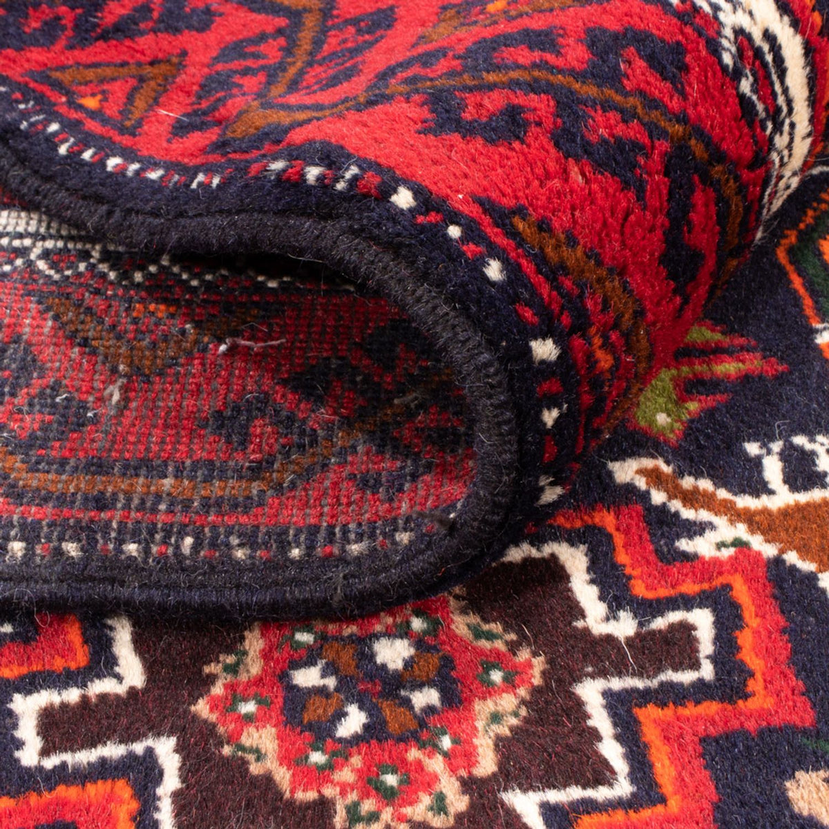 Loper Baluch tapijt - 175 x 85 cm - donkerblauw